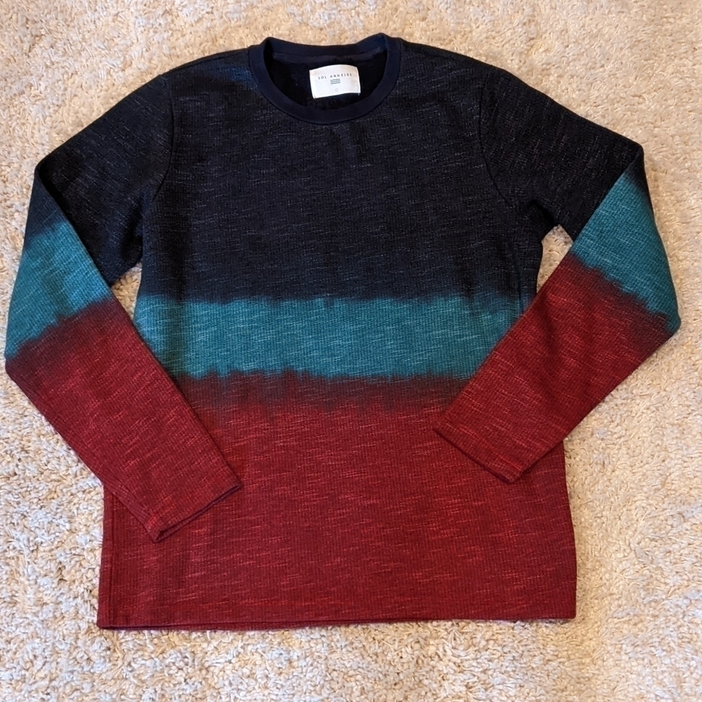 Sol Angeles Sol Flag Hombre Pullover Fleece Large
